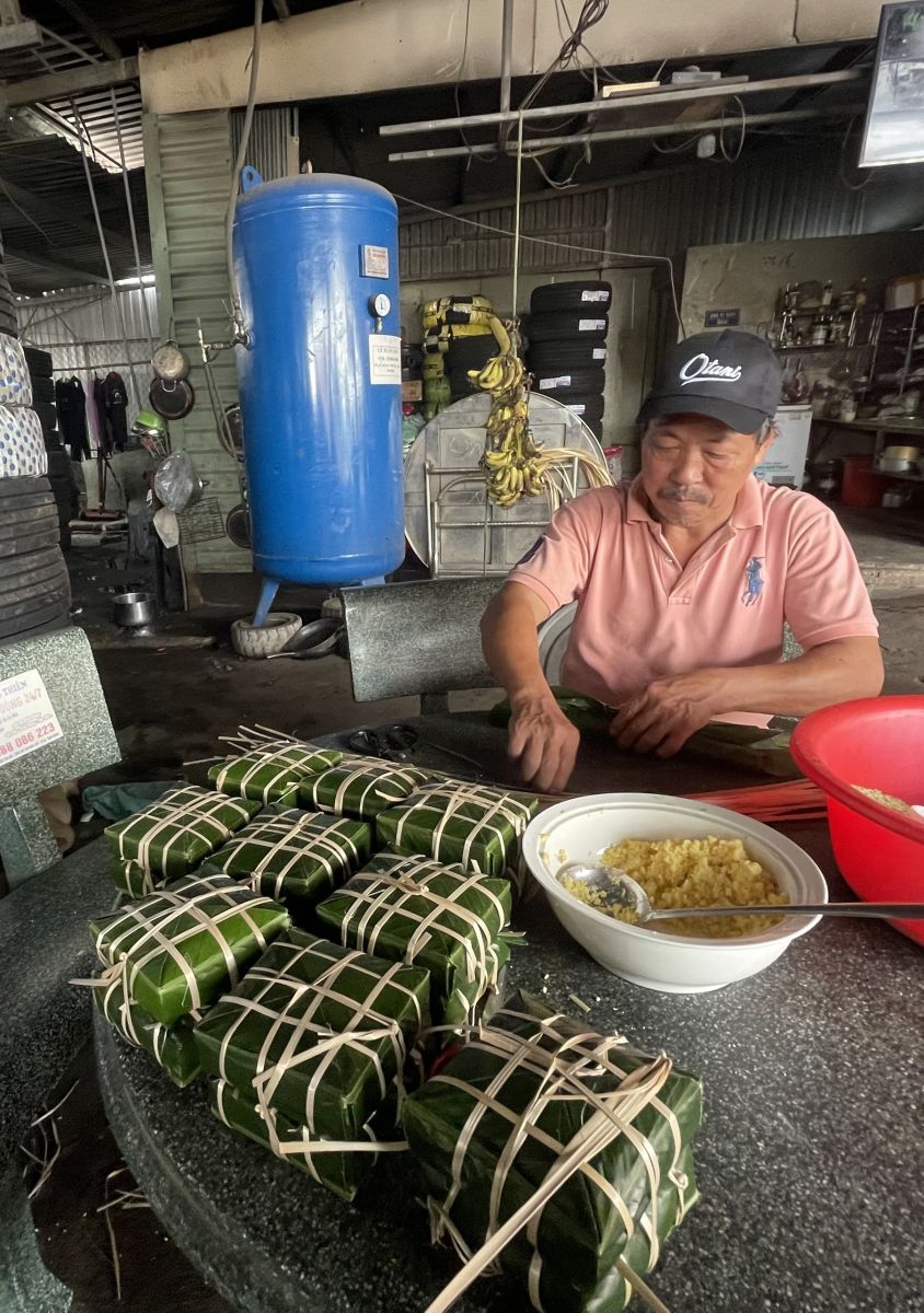 Bánh chưng xanh - đón tết giáp thìn